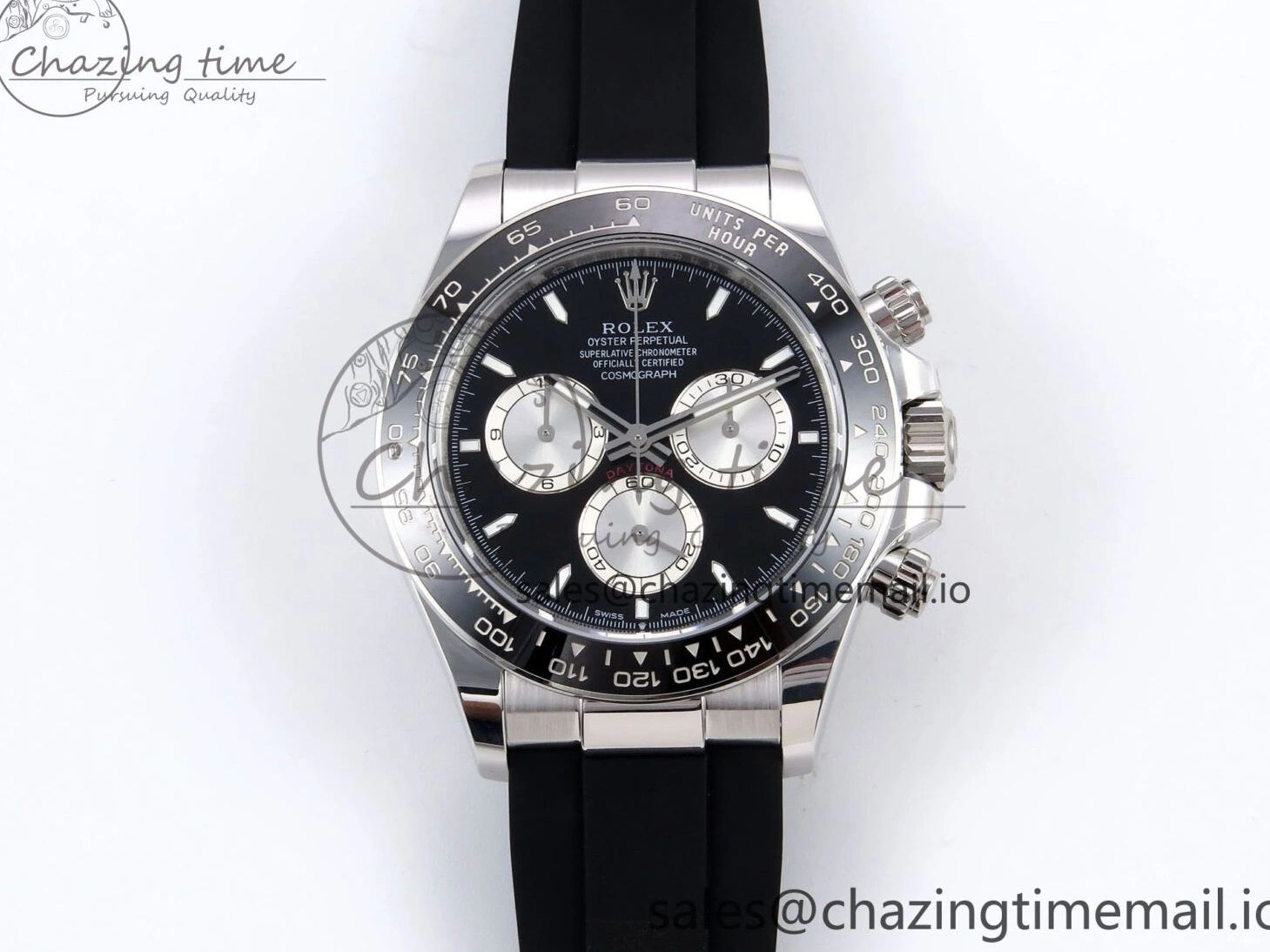 MiroTime 0212 Daytona 126519 LN APSF 1:1 Best Edition Black Dial on Oysterflex Strap SH4131（Gain Weight） StreetReady 1029